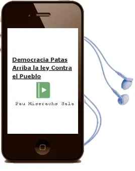 Descargar AudioLibro Democracia Patas Arriba. la ley Contra el Pueblo de Pau Miserachs Sala año 1990
