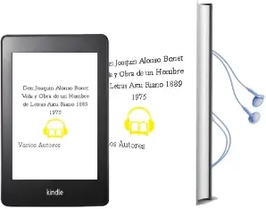 Descargar AudioLibro Don Joaquin Alonso Bonet: Vida y Obra de un Hombre de Letras Astu Riano, 1889-1975 de Varios Autores año 1990