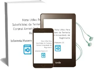 Descargar AudioLibro Nota Utiles para Suboficiales de Teniente Coronel Armendariz Del Regimiento De Infanteria Numero 23 año 1990