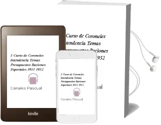 Descargar AudioLibro 5º Curso de Coroneles. Intendencia. Temas: Presupuestos. Raciones Especiales. 1951-1952 de Canales Pascual año 1990