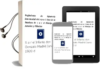 Descargar AudioLibro Regimiento de Infanteria Inmemorial del rey nº 1. Jura de la Bandera de S.A.R. el Principe de Asturias y Filiacion de S.A.R. el Infante don Gonzalo. Madrid, Junio 1920 de Varios Autores año 1990
