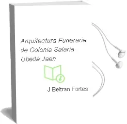 Descargar AudioLibro Arquitectura Funeraria de Colonia Salaria (Ubeda, Jaen) de J. Beltran Fortes año 1996