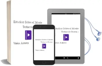 Descargar AudioLibro Estudios Sobre el Monte Testaccio (Roma) i de Varios Autores año 1999