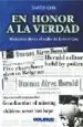 AudioLibro En Honor a la Verdad: Memorias desde el Exilio de Robert cox de David Cox