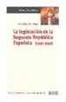 AudioLibro La Legislacion de la Segunda Republica Española (1931-1936) de Manuel Ramirez Jimenez