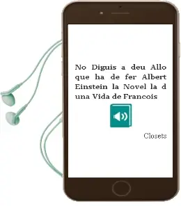 Descargar AudioLibro No Diguis a deu Allo que ha de fer Albert Einstein: La Novel·La d una Vida de François De Closets año 2005