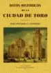 AudioLibro Datos Historicos de la Ciudad de Toro (Ed. Facsimil) de Antonio Cuadrado Chapado