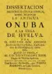 AudioLibro Disertacion Historica Onuba (Ed. Facsimil) de Antonio Jacobo Del Barco