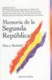 AudioLibro Memoria de la Segunda Republica de Varios Autores
