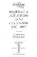 AudioLibro Homenaje a Jose Antonio en su Centenario (1903-2003) de Luis Buceta Facorro