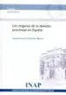 AudioLibro Los Origenes de la Division Provincial en España de Jose Ignacio Cebreiro Nuñez