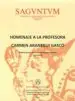AudioLibro Homenaje a la Profesora Carmen Aranegui Gascó de Varios Autores